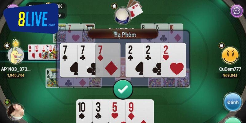 Cách chơi phỏm hay, dễ dàng nhận tiền thắng cược tại 8live 3 Cách chơi phỏm dễ thắng