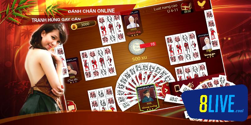 Giao diện trò chơi chắn tại 8live trực quan, dễ cược